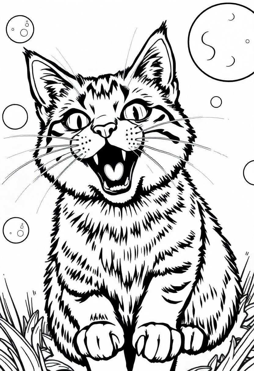 44 Cat Coloring Pages