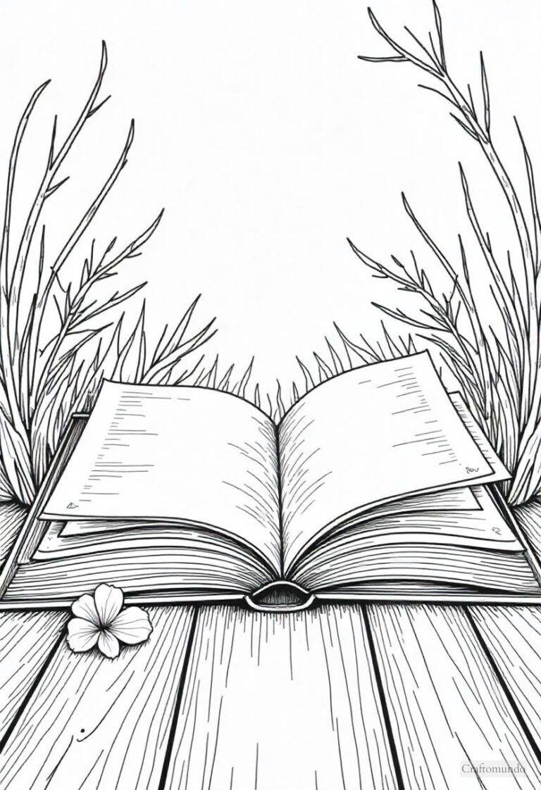 21 Book Coloring Pages - CraftoMundo