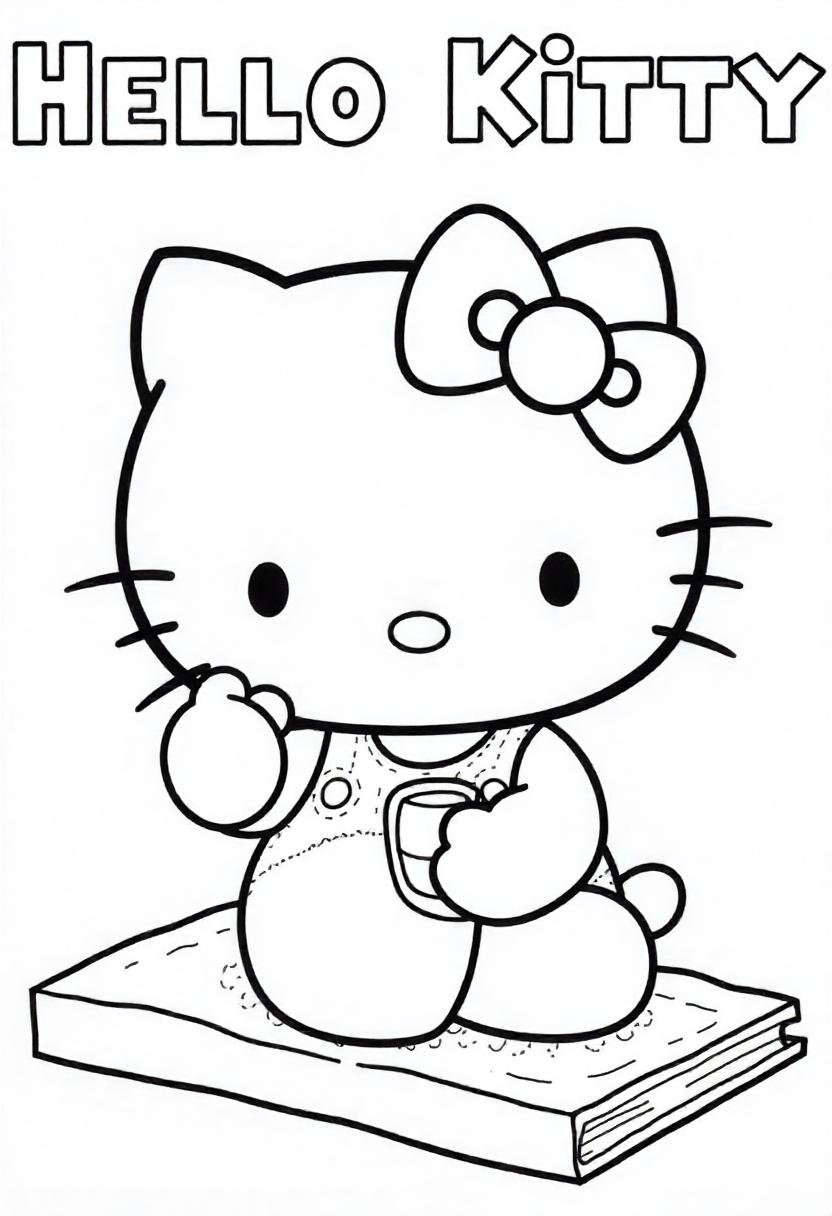 31 Hello Kitty Coloring Pages