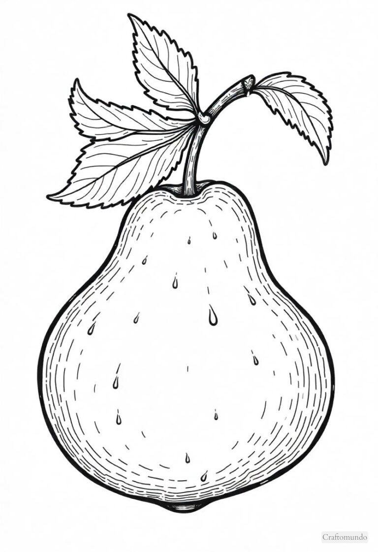 27 Fruit Coloring Pages - CraftoMundo