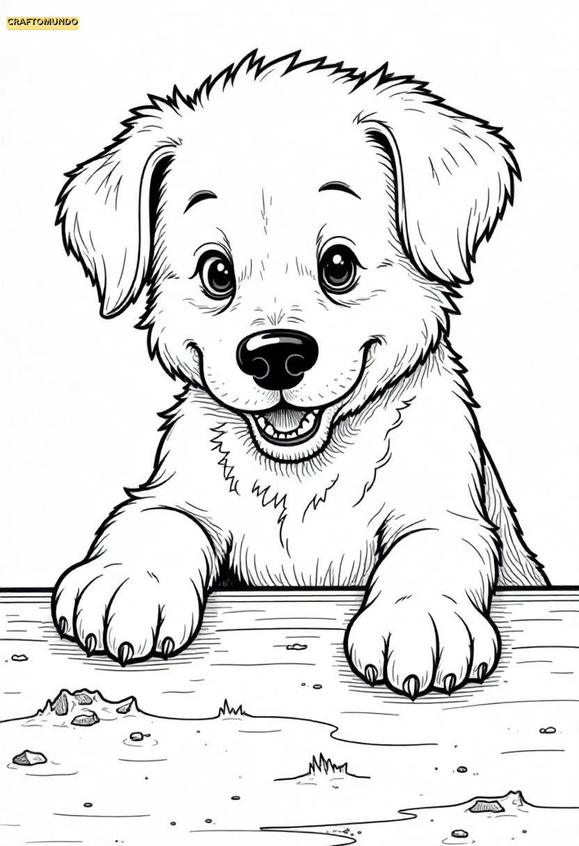 37 Coloring Pages of Dogs