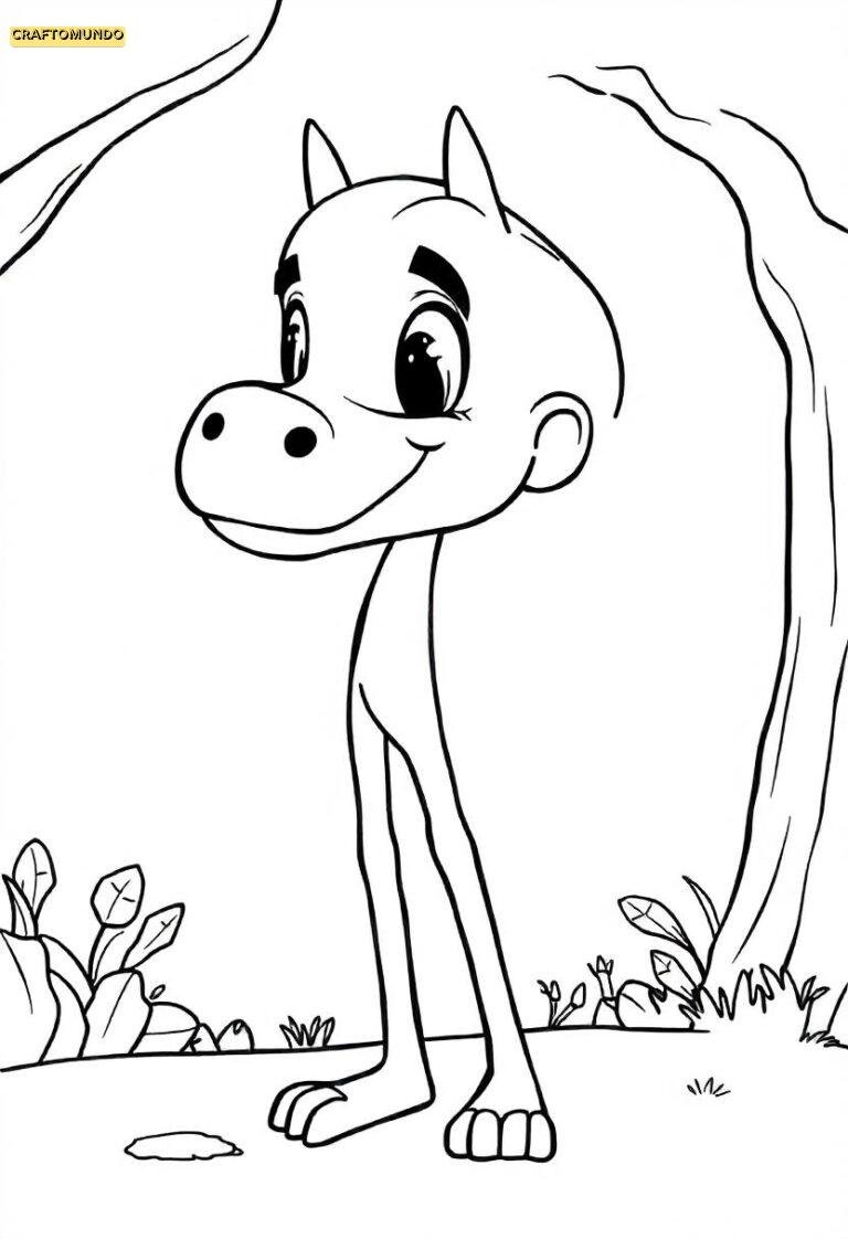 26 Cartoon Coloring Pages - CraftoMundo