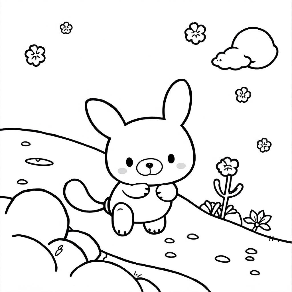 Sanrio Coloring Page