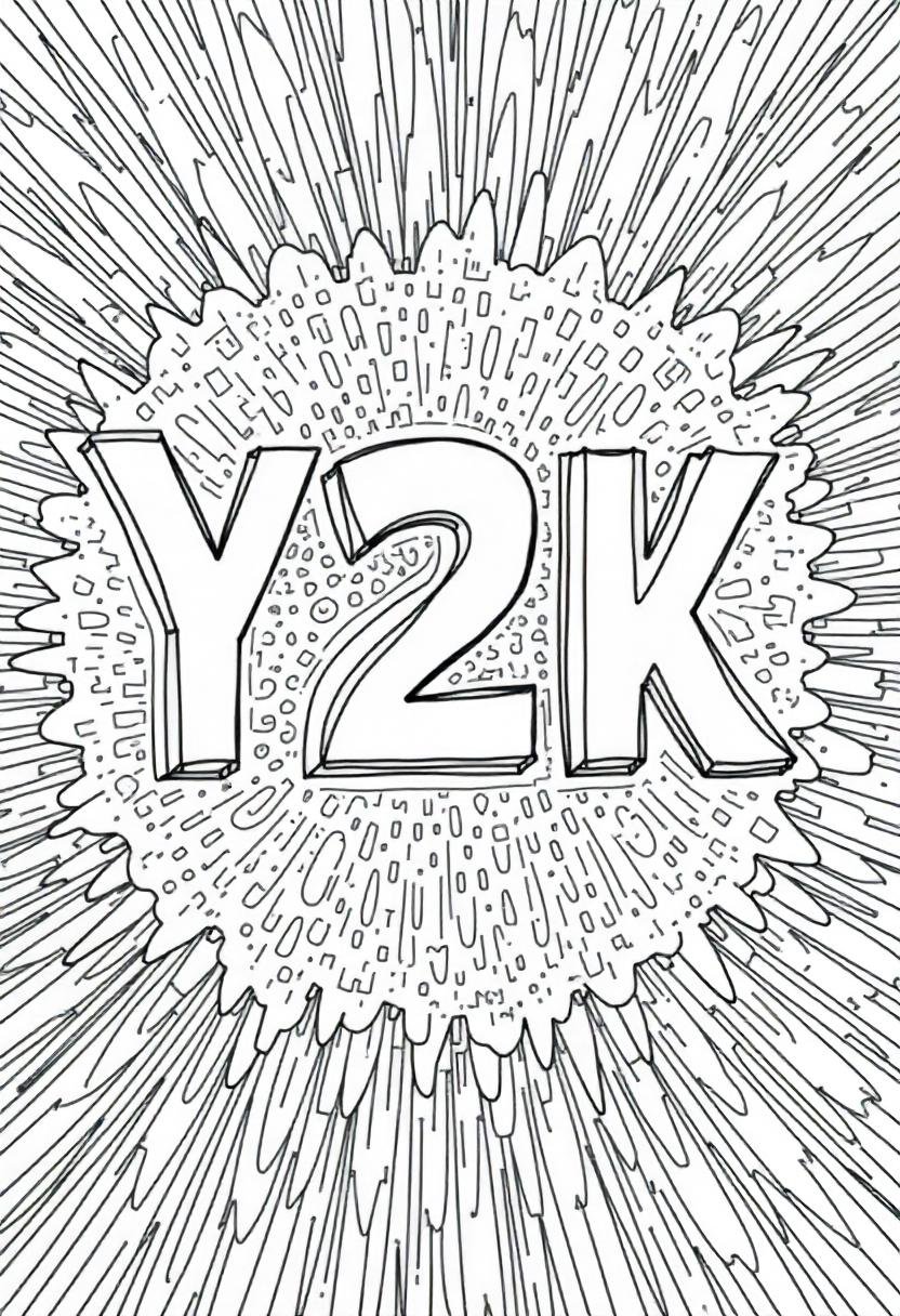 60 Y2K Coloring Pages