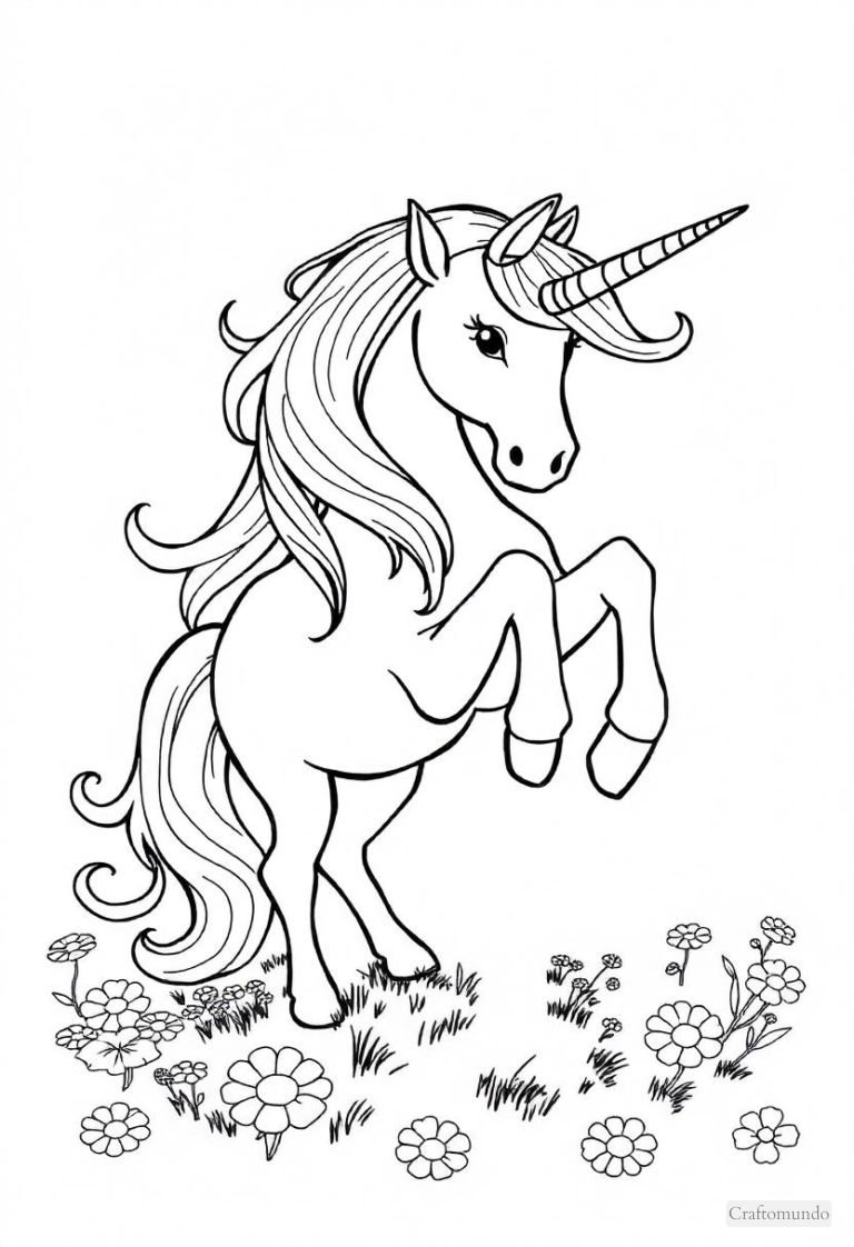 48 Simple and Easy Coloring Pages - CraftoMundo