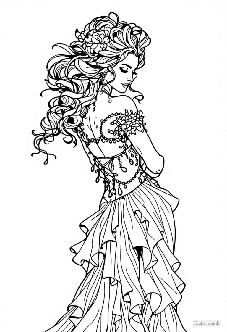 27 Dance Coloring Pages - CraftoMundo